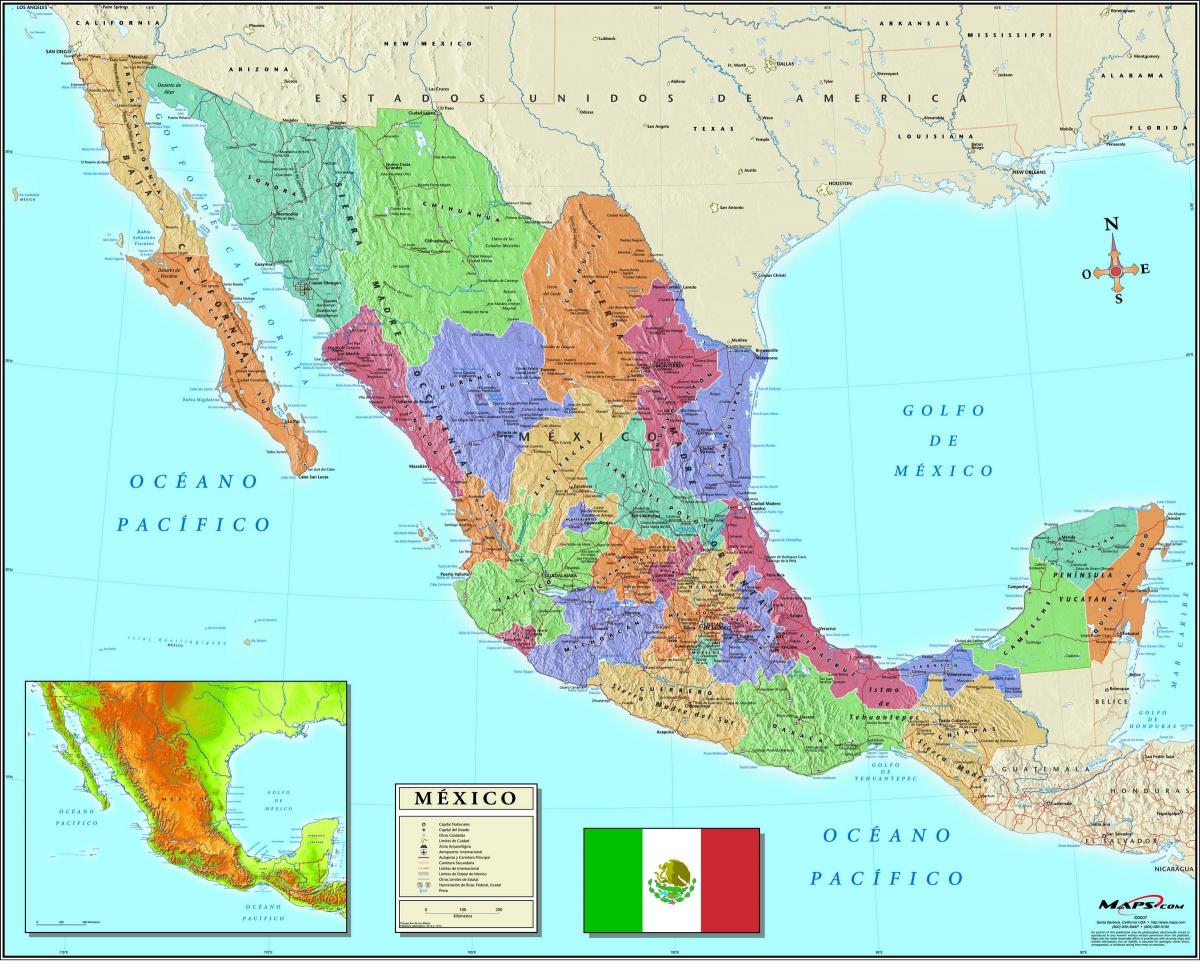kartta Mexico City postinumero