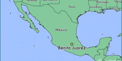 Benito juarez Mexico kartta