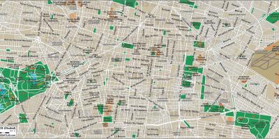 Mexico City street näytä kartta