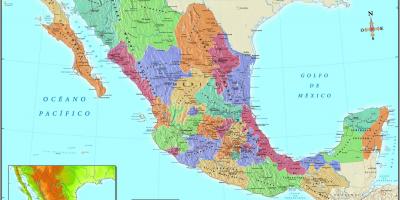 Kartta Mexico City postinumero