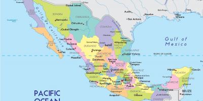 Kartta Mexico City state